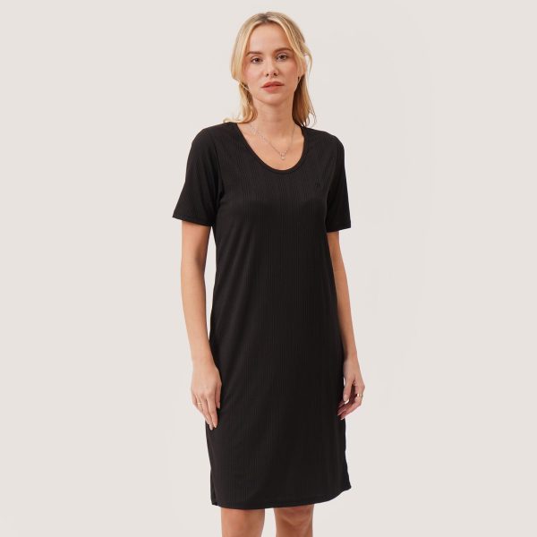 Rib T-Shirt Dress